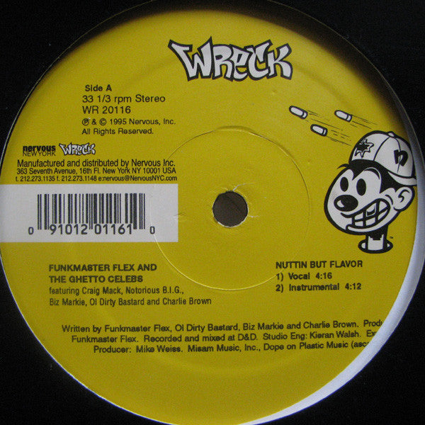 Funkmaster Flex & The Ghetto Celebs : Nuttin But Flavor (12", RE)