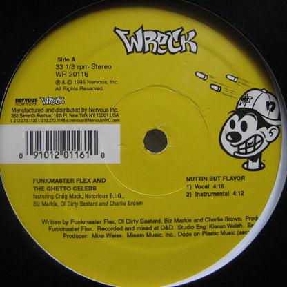 Funkmaster Flex & The Ghetto Celebs : Nuttin But Flavor (12", RE)