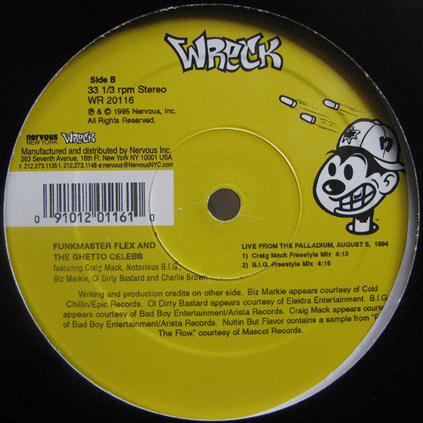 Funkmaster Flex & The Ghetto Celebs : Nuttin But Flavor (12", RE)
