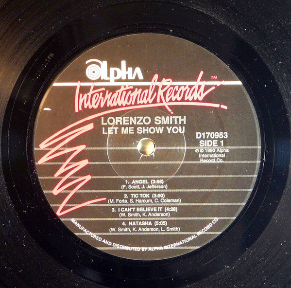 Lorenzo Smith : Let Me Show You (LP, Album)