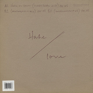 LSK : Hate Or Love (Slum Village Remixes) (12", Promo)