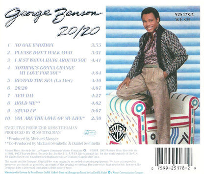 George Benson : 20/20 (CD, Album)