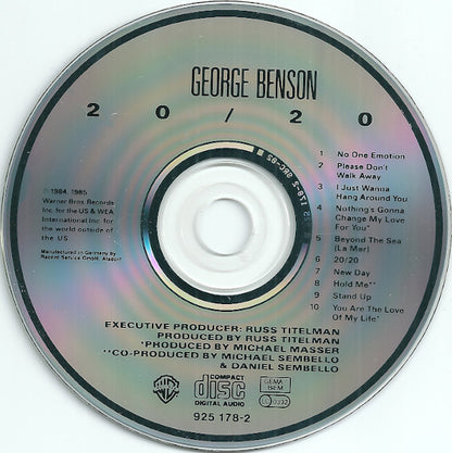 George Benson : 20/20 (CD, Album)