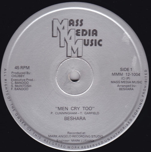 Beshara : Men Cry Too / Man-A-Reason (12")
