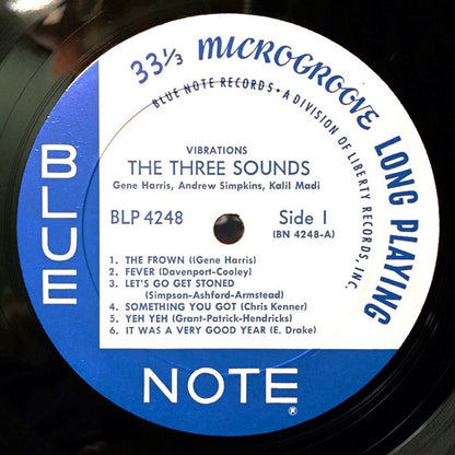 The Three Sounds : Vibrations (LP, Album, Mono)