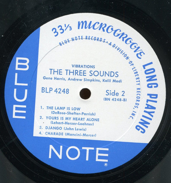 The Three Sounds : Vibrations (LP, Album, Mono)
