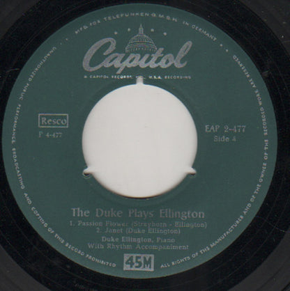 Duke Ellington : The Duke Plays Ellington Part 2 (7", EP)