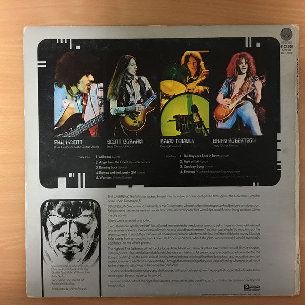 Thin Lizzy : Jailbreak (LP, Album, Gat)