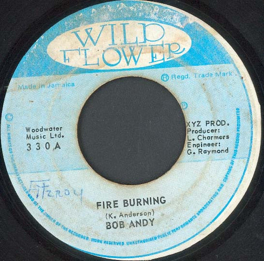 Bob Andy / Dadawah : Fire Burning / Burning Drums (7")