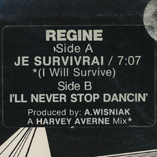 Régine : Je Survivrai = I Will Survive (12", Single)