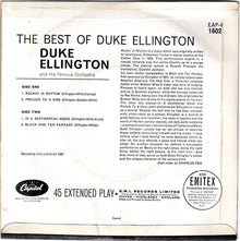 Duke Ellington : The Best Of Duke Ellington (7", EP, Mono)