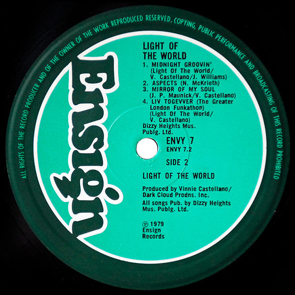 Light Of The World : Light Of The World (LP, Album)