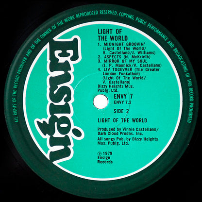 Light Of The World : Light Of The World (LP, Album)