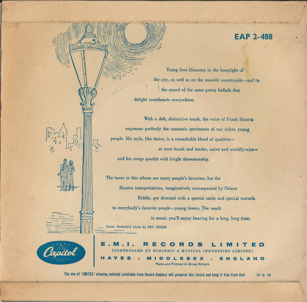 Frank Sinatra : Songs For Young Lovers (Part 2) (7", EP, RE)