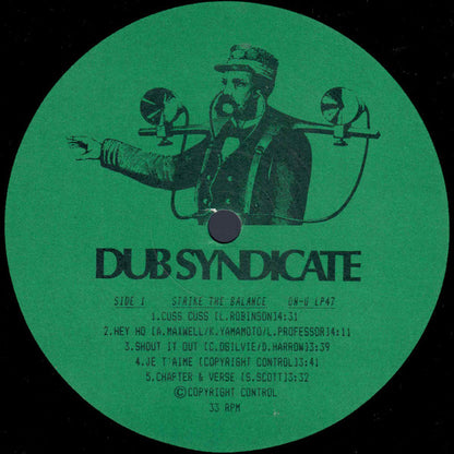 Dub Syndicate : Strike The Balance (LP, Album)