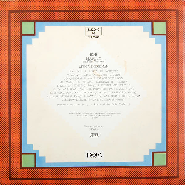 Bob Marley & The Wailers : African Herbsman (LP, Album, RE)