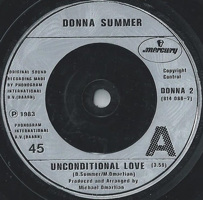 Donna Summer : Unconditional Love (7", Single)