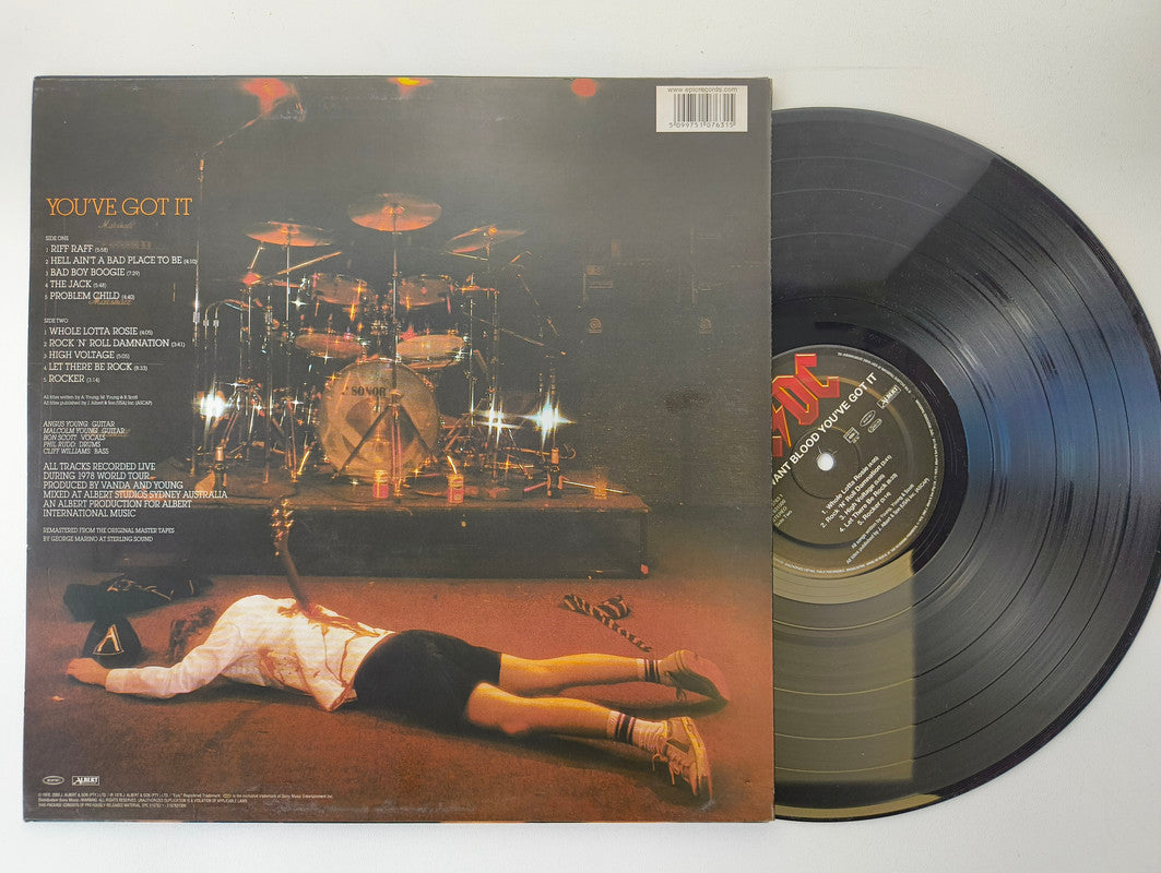 AC/DC : If You Want Blood You've Got It (LP, Album, RE, RM, 180)