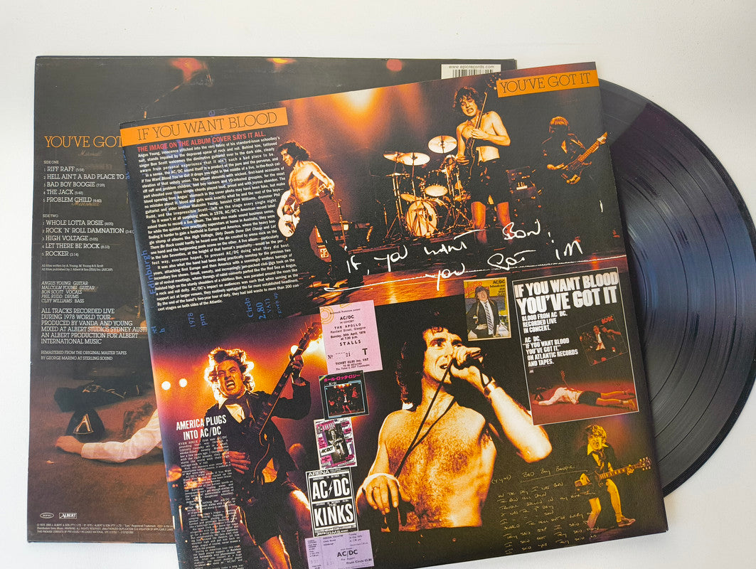 AC/DC : If You Want Blood You've Got It (LP, Album, RE, RM, 180)