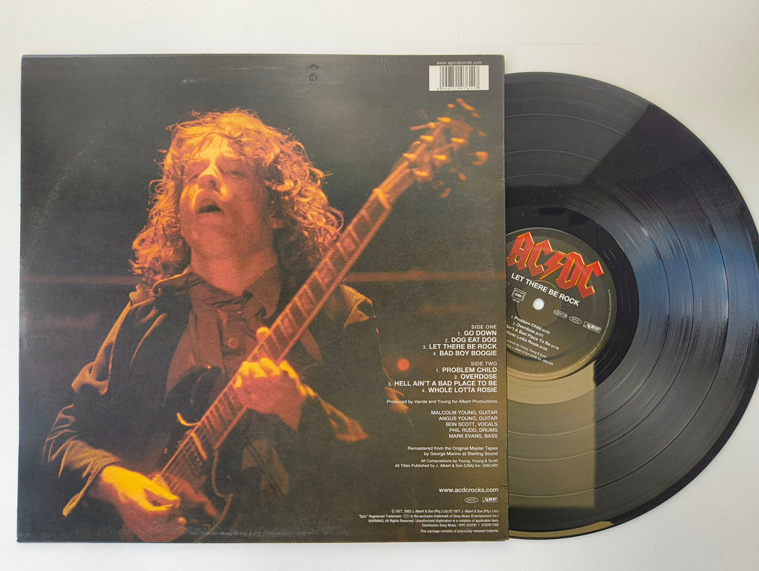 AC/DC : Let There Be Rock (LP, Album, RE, RM, 180)