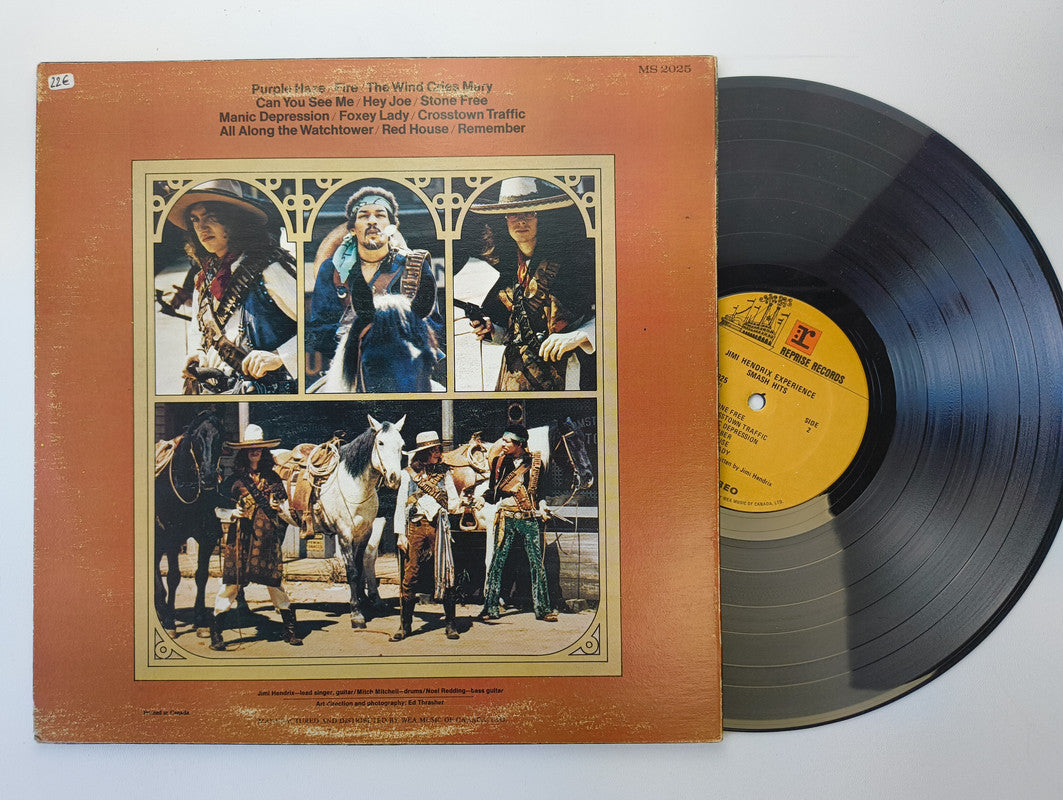 The Jimi Hendrix Experience : Smash Hits (LP, Comp, RE)