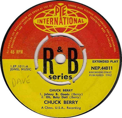 Chuck Berry : Chuck Berry (7", EP, Mono)