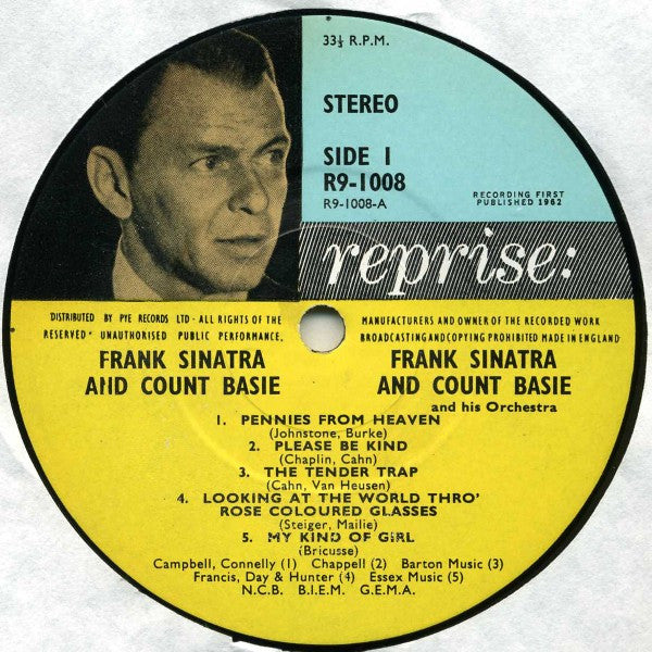Frank Sinatra - Count Basie : Sinatra - Basie: An Historic Musical First (LP, Album)
