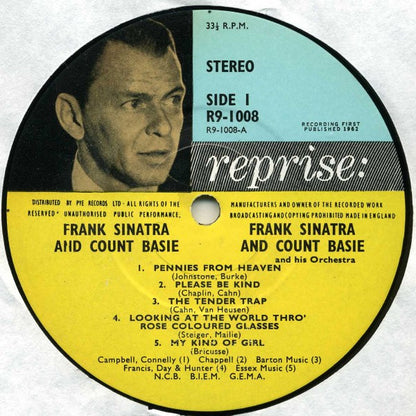 Frank Sinatra - Count Basie : Sinatra - Basie: An Historic Musical First (LP, Album)