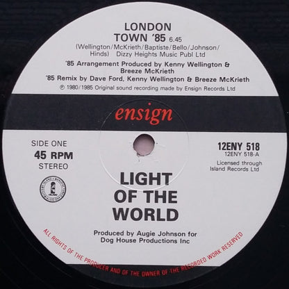 Light Of The World / Beggar & Co. : London Town '85 / (Somebody) Help Me Out (12", Single)