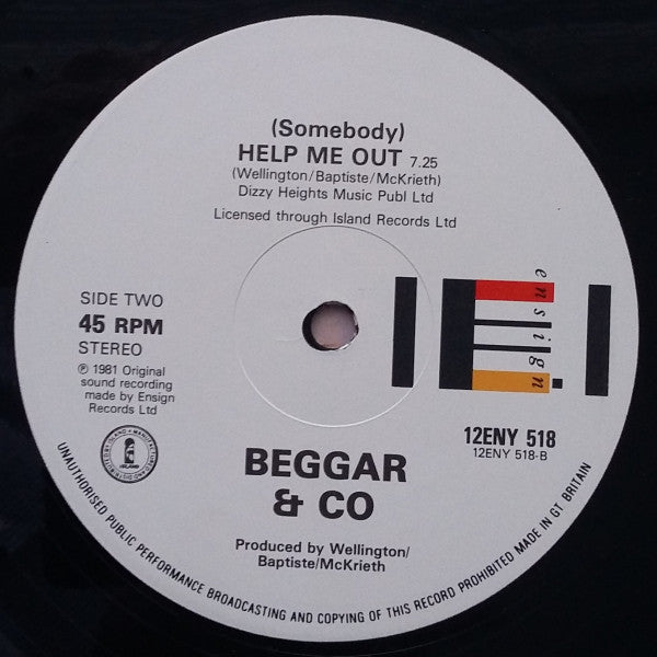 Light Of The World / Beggar & Co. : London Town '85 / (Somebody) Help Me Out (12", Single)