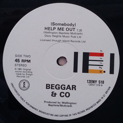 Light Of The World / Beggar & Co. : London Town '85 / (Somebody) Help Me Out (12", Single)