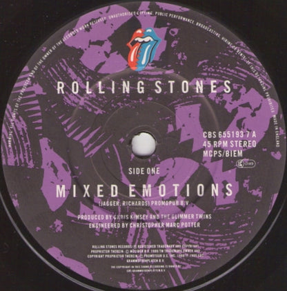 Rolling Stones* : Mixed Emotions (7", Single)