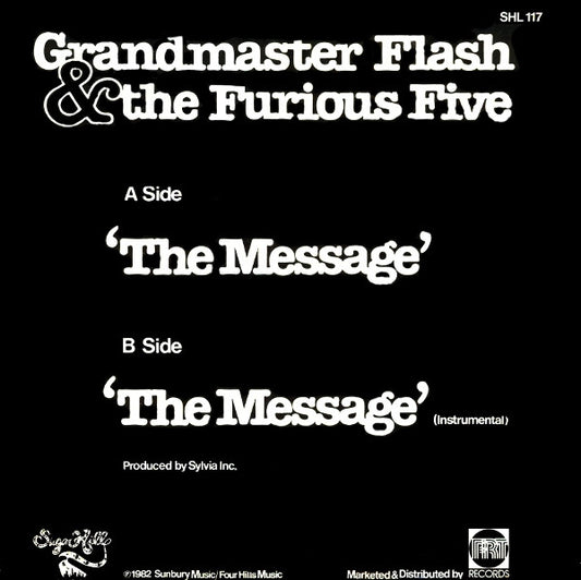 Grandmaster Flash & The Furious Five : The Message (12")