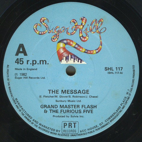 Grandmaster Flash & The Furious Five : The Message (12")