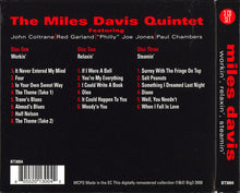 The Miles Davis Quintet Featuring John Coltrane │ Red Garland │ "Philly" Joe Jones │ Paul Chambers (3) : Workin, Relaxin', Steamin' (CD, Album, RM + CD, Album, RM + CD, Album, RM + Bo)