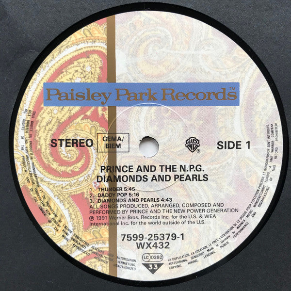 Prince & The New Power Generation : Diamonds And Pearls (2xLP, Album)