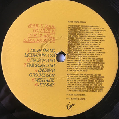 Soul II Soul : Volume IV - The Classic Singles 88-93 (2xLP, Comp)