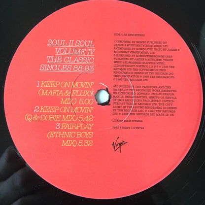 Soul II Soul : Volume IV - The Classic Singles 88-93 (2xLP, Comp)