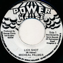 Michael Palmer : Lick Shot (7")