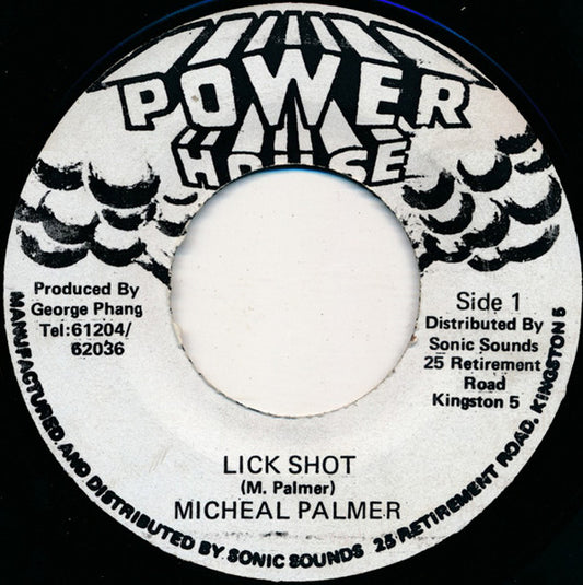 Michael Palmer : Lick Shot (7")