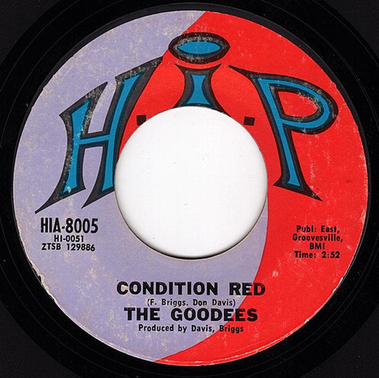 The Goodees : Condition Red (7", Single, Mono, Styrene, Pit)