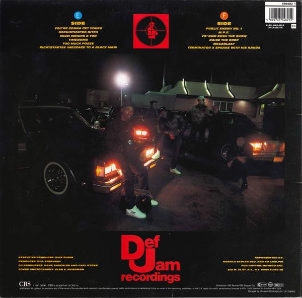 Public Enemy : Yo! Bum Rush The Show (LP, Album)