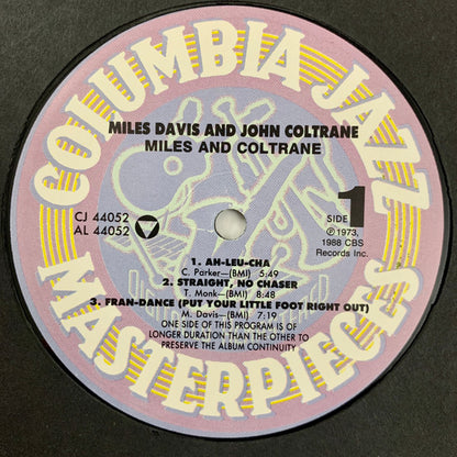 Miles Davis And John Coltrane : Miles & Coltrane (LP, Comp, RE, RM)