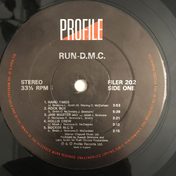 Run-D.M.C.* : Run-D.M.C. (LP, Album, RE)