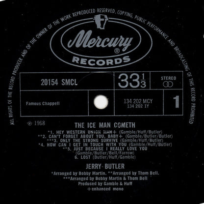 Jerry Butler : The Ice Man Cometh (LP, Album)