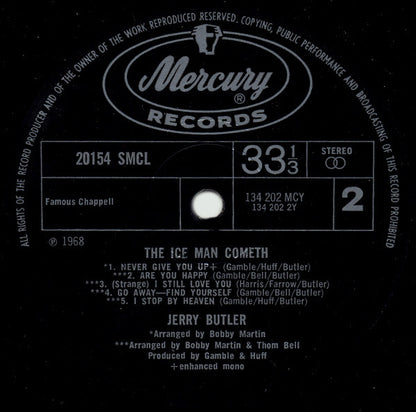 Jerry Butler : The Ice Man Cometh (LP, Album)