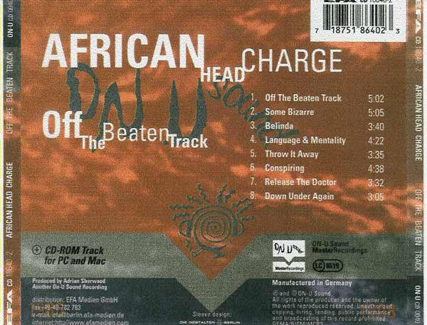 African Head Charge : Off The Beaten Track (CD, Album, Enh, RE)