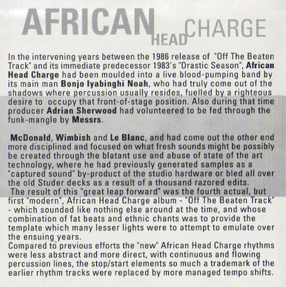 African Head Charge : Off The Beaten Track (CD, Album, Enh, RE)