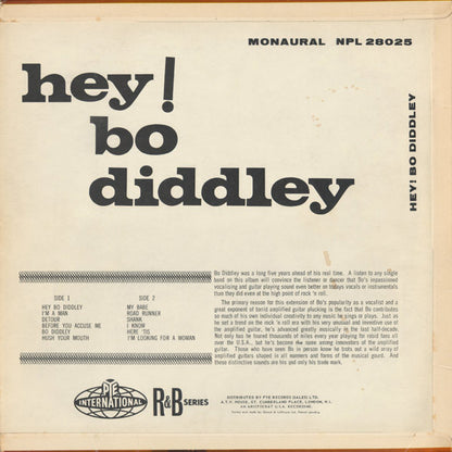 Bo Diddley : Hey! Bo Diddley (LP, Comp, Mono)