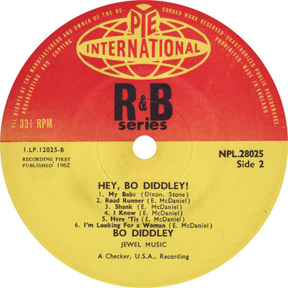 Bo Diddley : Hey! Bo Diddley (LP, Comp, Mono)